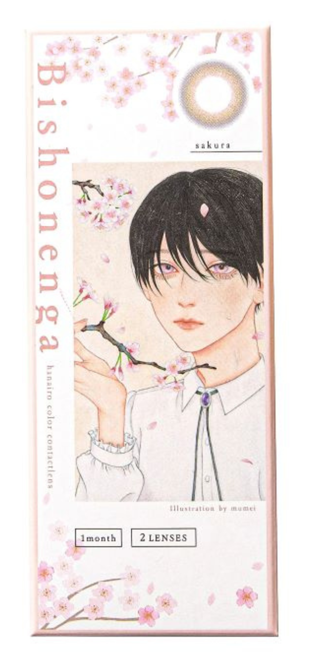 【マンスリー】Bishonenga   hanairo カラーコンタクトレンズ  桜 sakura