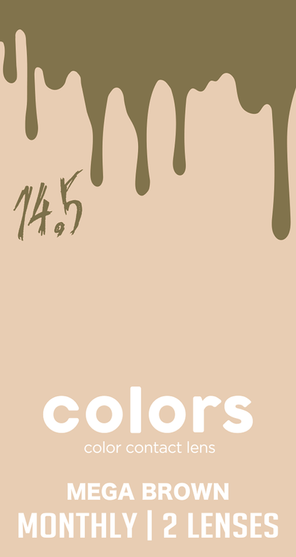 colors 1ヵ月(2枚入)UV メガブラウン