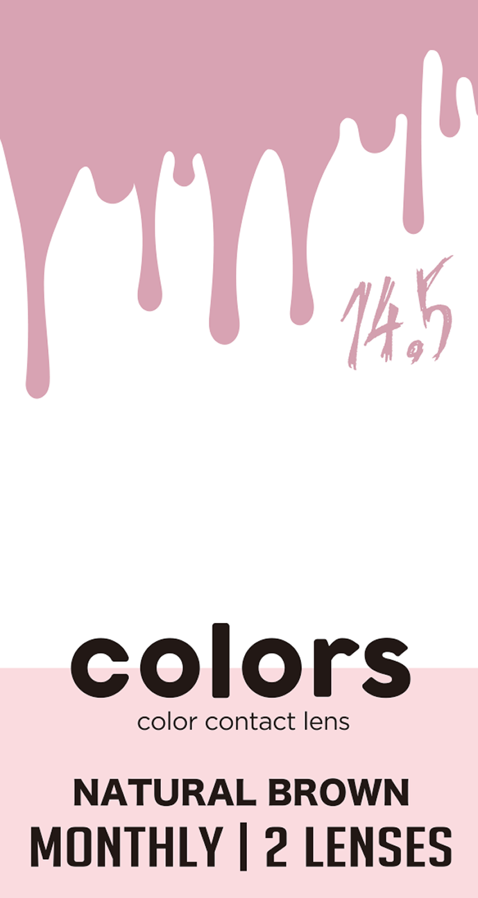 colors 1ヵ月(2枚入)UV ナチュラルブラウン