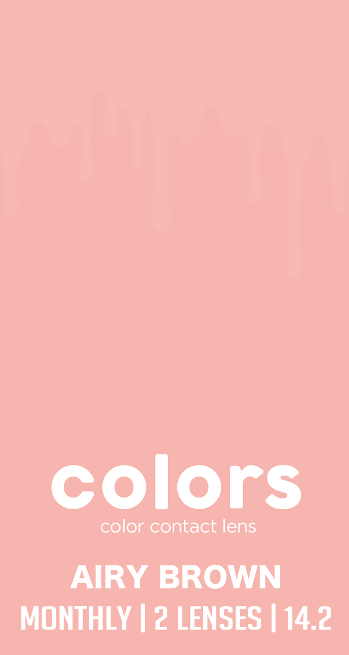 colors 1ヵ月(2枚入)UV エアリーブラウン