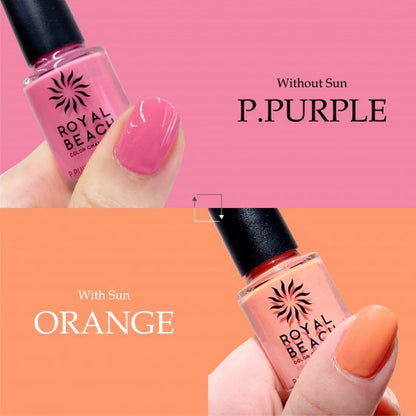 【ROYAL BEACH】<br> カラーチェンジネイル<br> 09. P.PURPLE⇔ORANGE