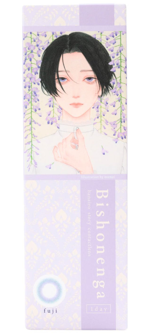 【ワンデー】Bishonenga   hanairo カラーコンタクトレンズ   藤 fuji